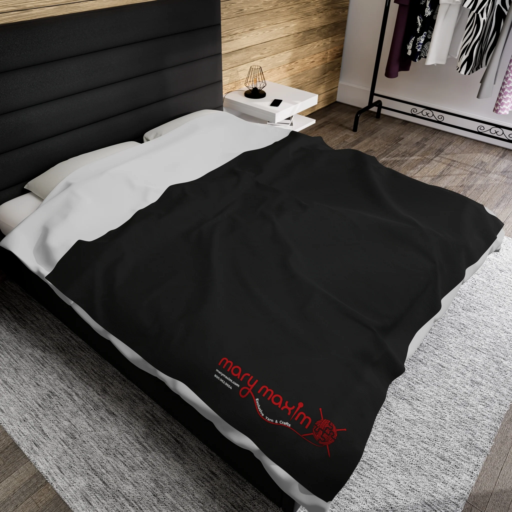 Mary Maxim Velveteen Plush Blanket - Image 12