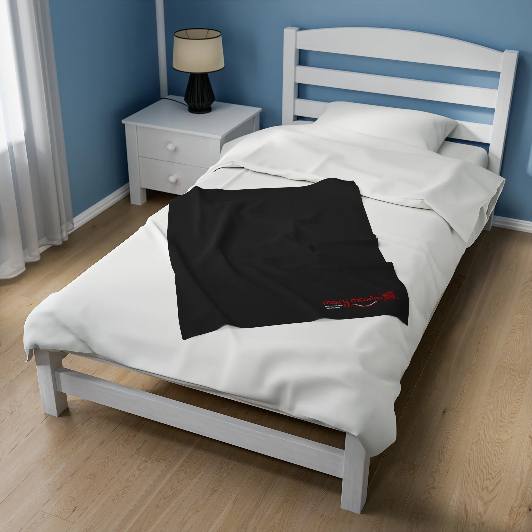 Mary Maxim Velveteen Plush Blanket - Image 6