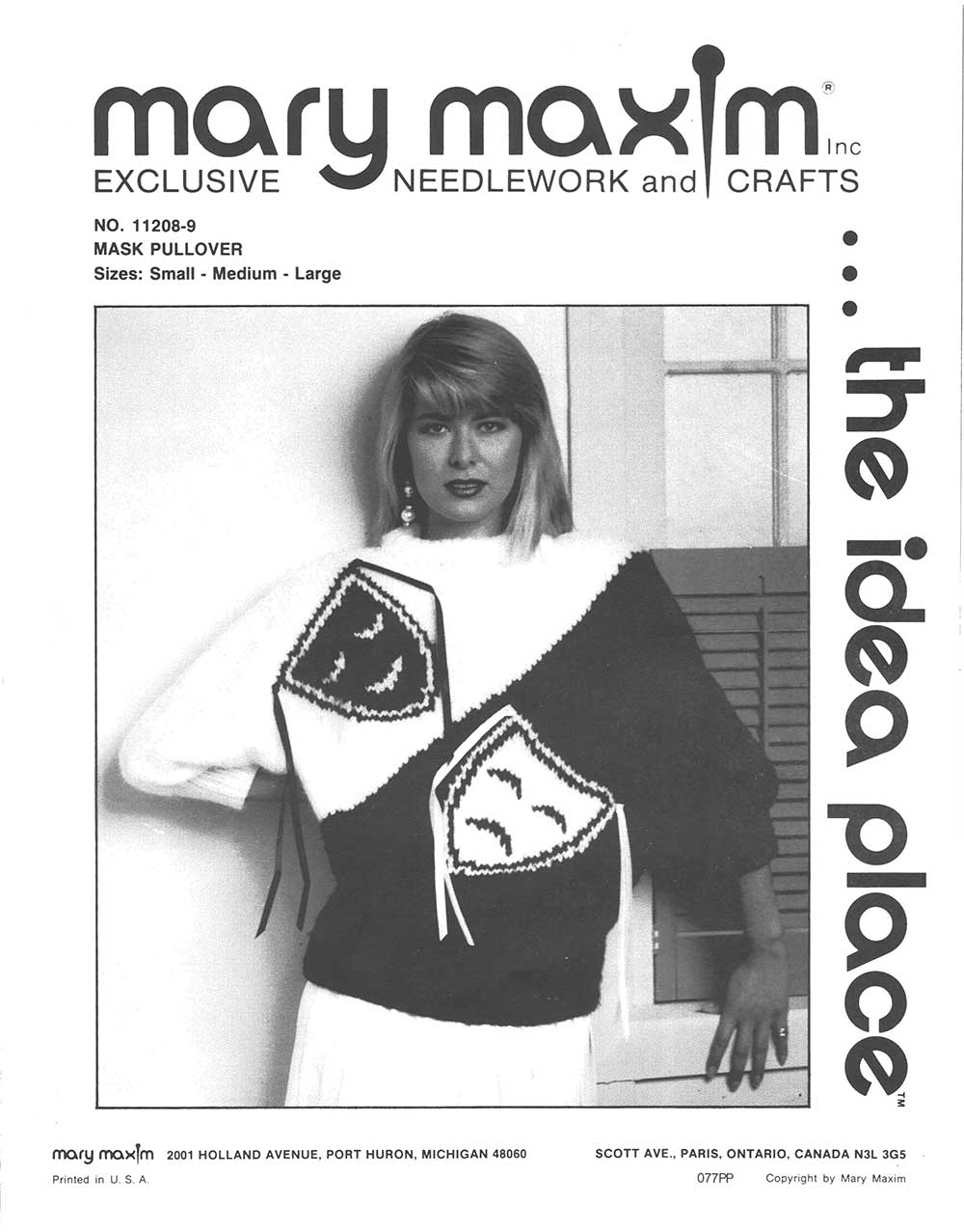 Mask Pullover Pattern