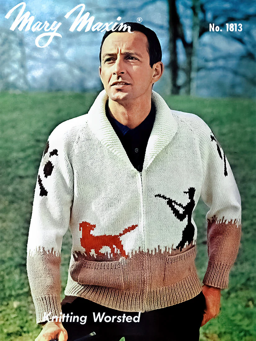 Men's or Ladies' Pheasant Hunt Cardigan Pattern - Image 2