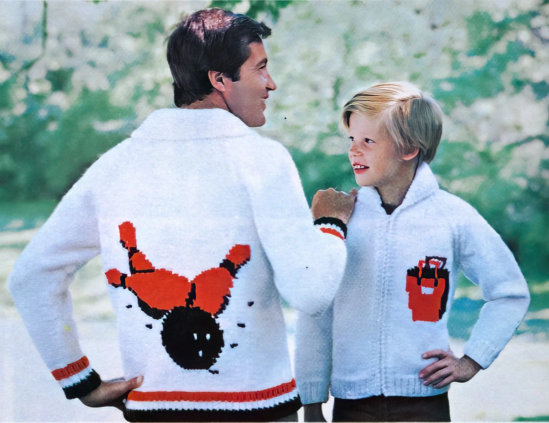 Men's Bowling Cardigan Pattern