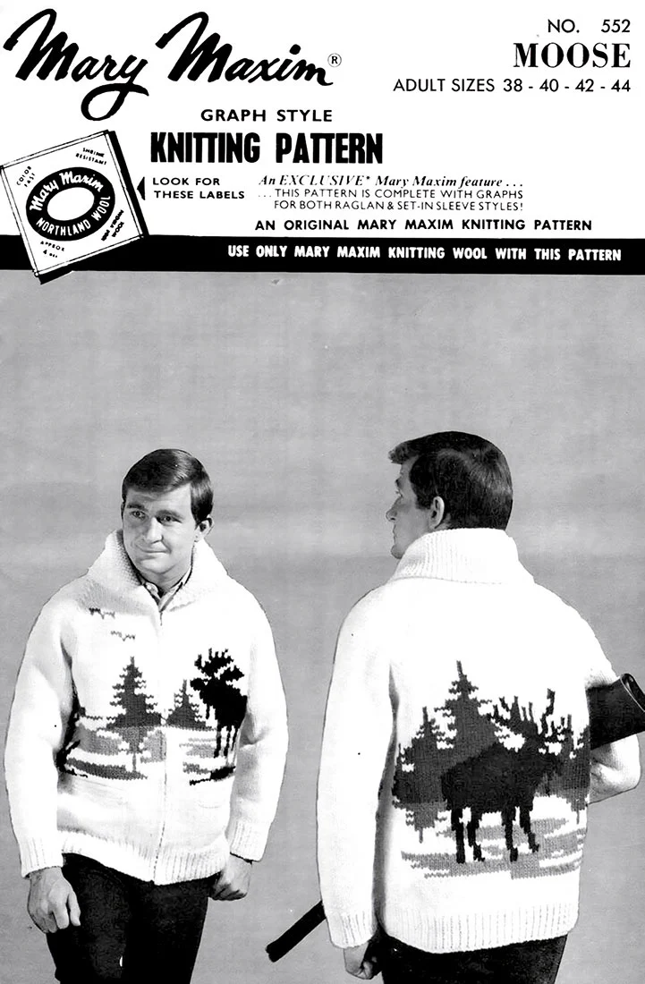 Moose Cardigan Pattern - Image 2