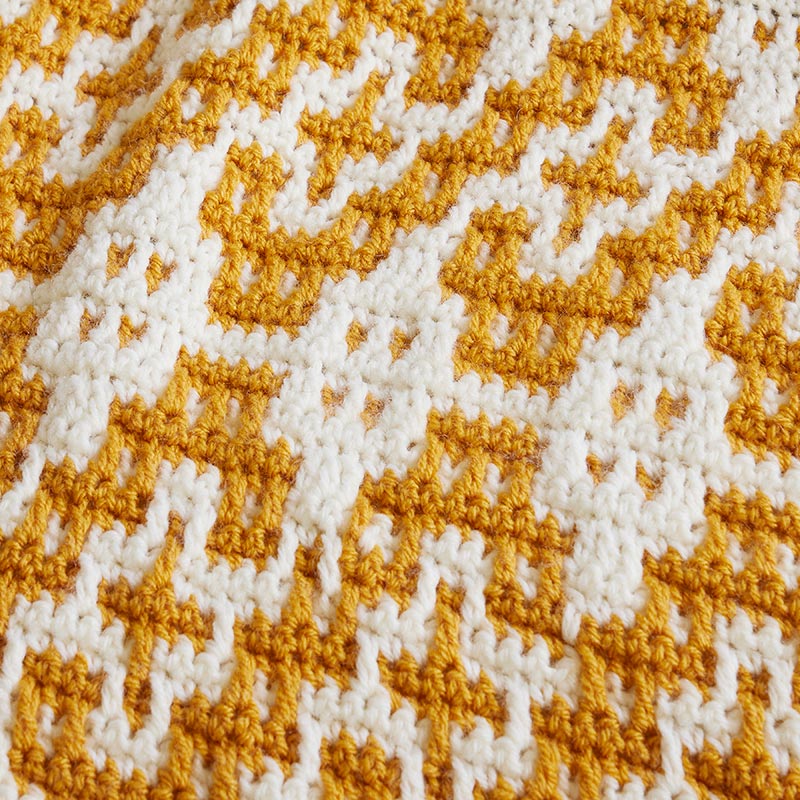 Mosaic Crochet Blanket - Image 4