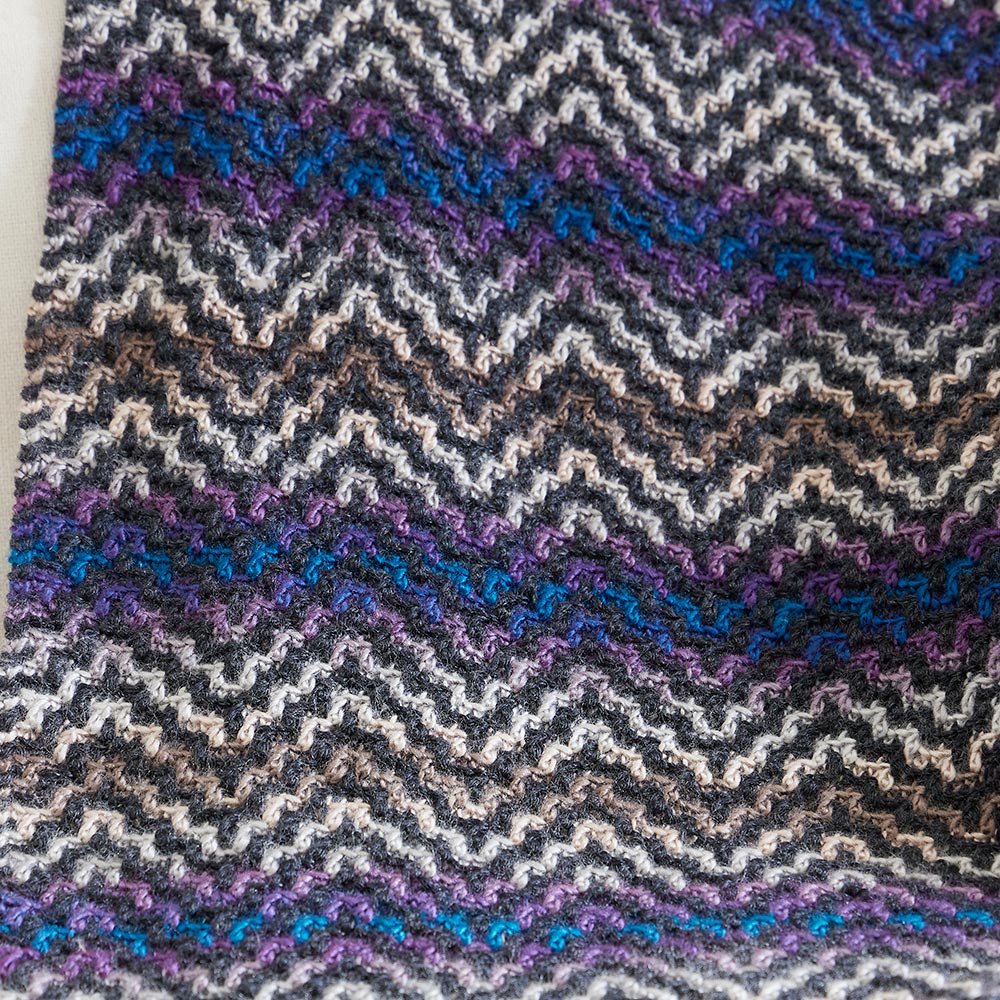 Mosaic Ripple Afghan Pattern - Image 2