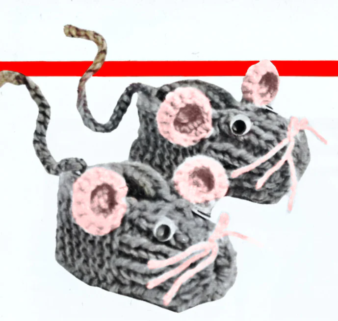 Mouse Slippers Pattern