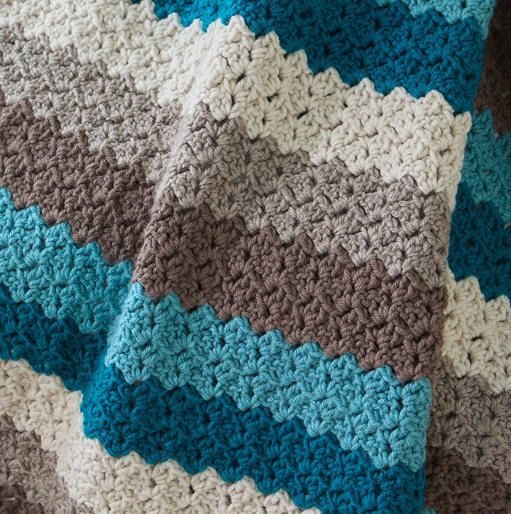Nancy's Cozy Stripes Blanket - Image 2