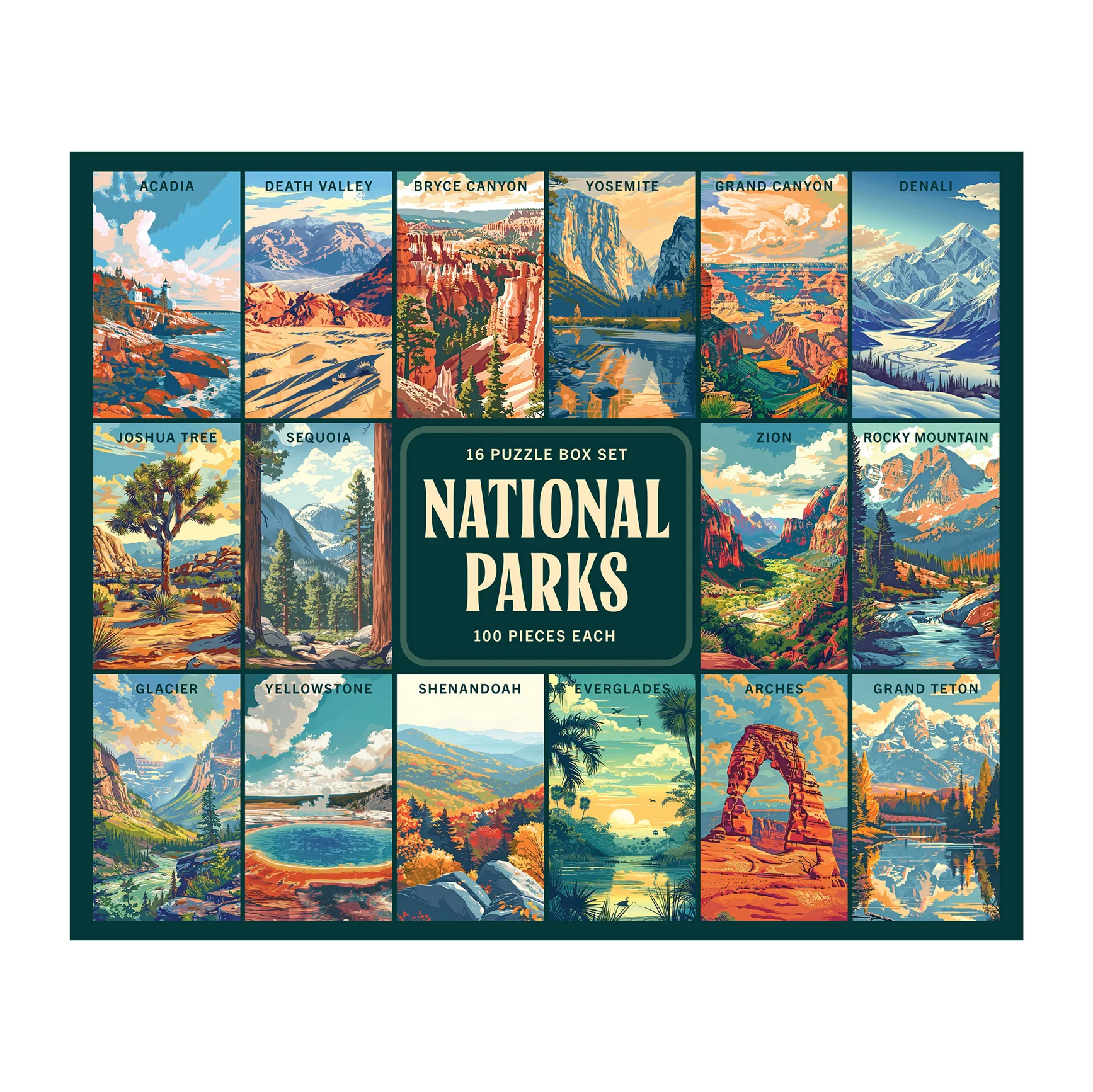 National Parks Jigsaw Puzzle Box Set - Image 3
