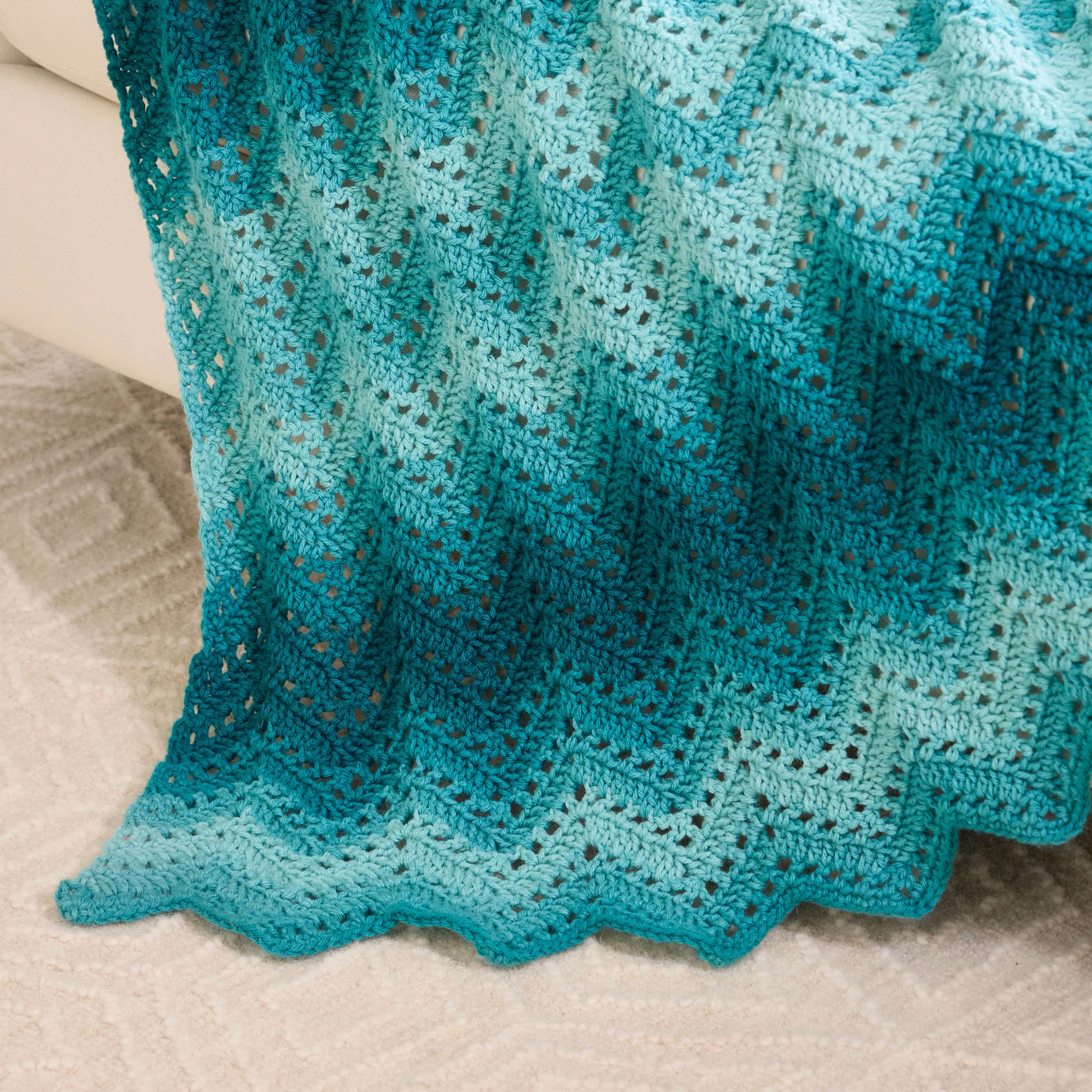 Ombre Chevron Throw - Image 5