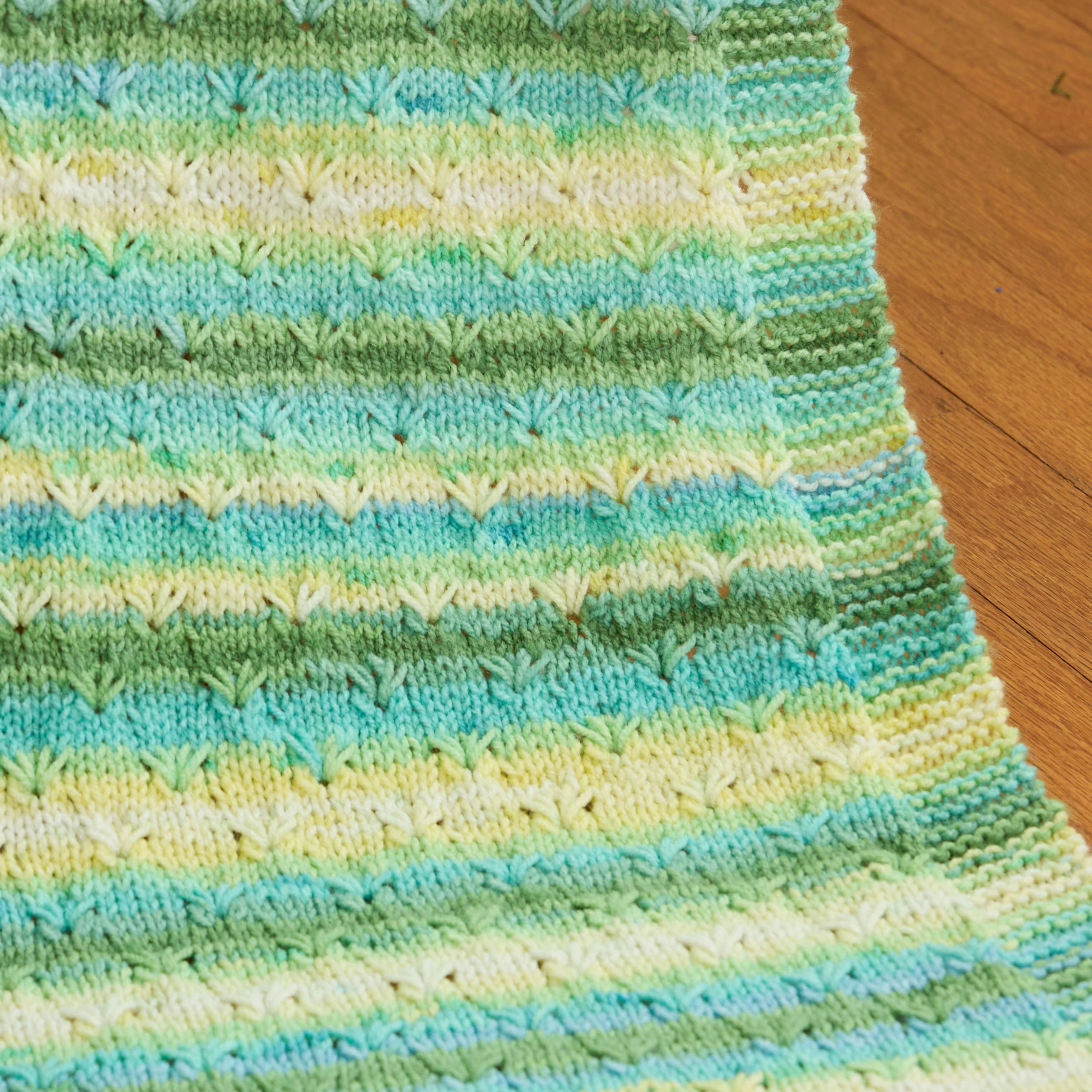 Our Neck of the Woods Knit Baby Blanket - Image 3