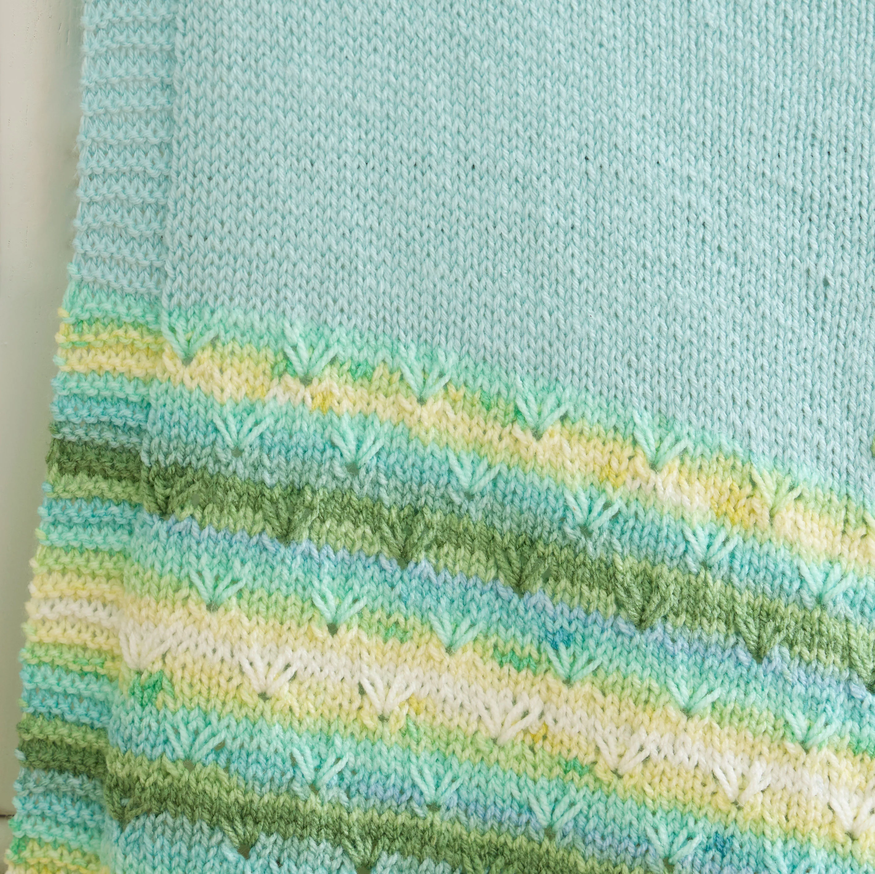 Our Neck of the Woods Knit Baby Blanket - Image 4