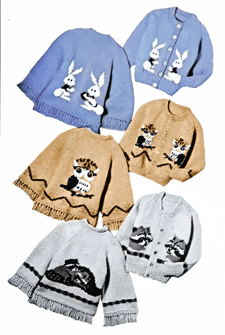 Owl Cardigan Pattern - Image 2