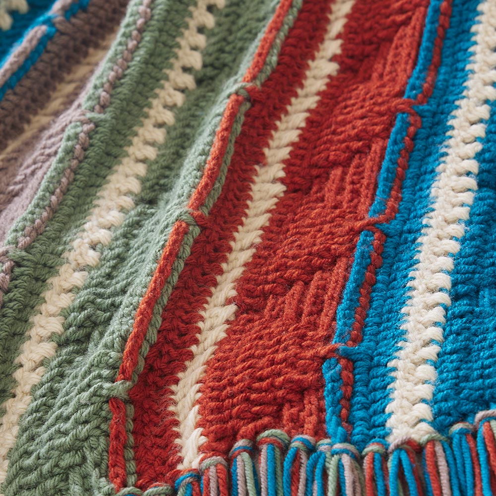 Peaks and Valleys Crochet Blanket - Image 2
