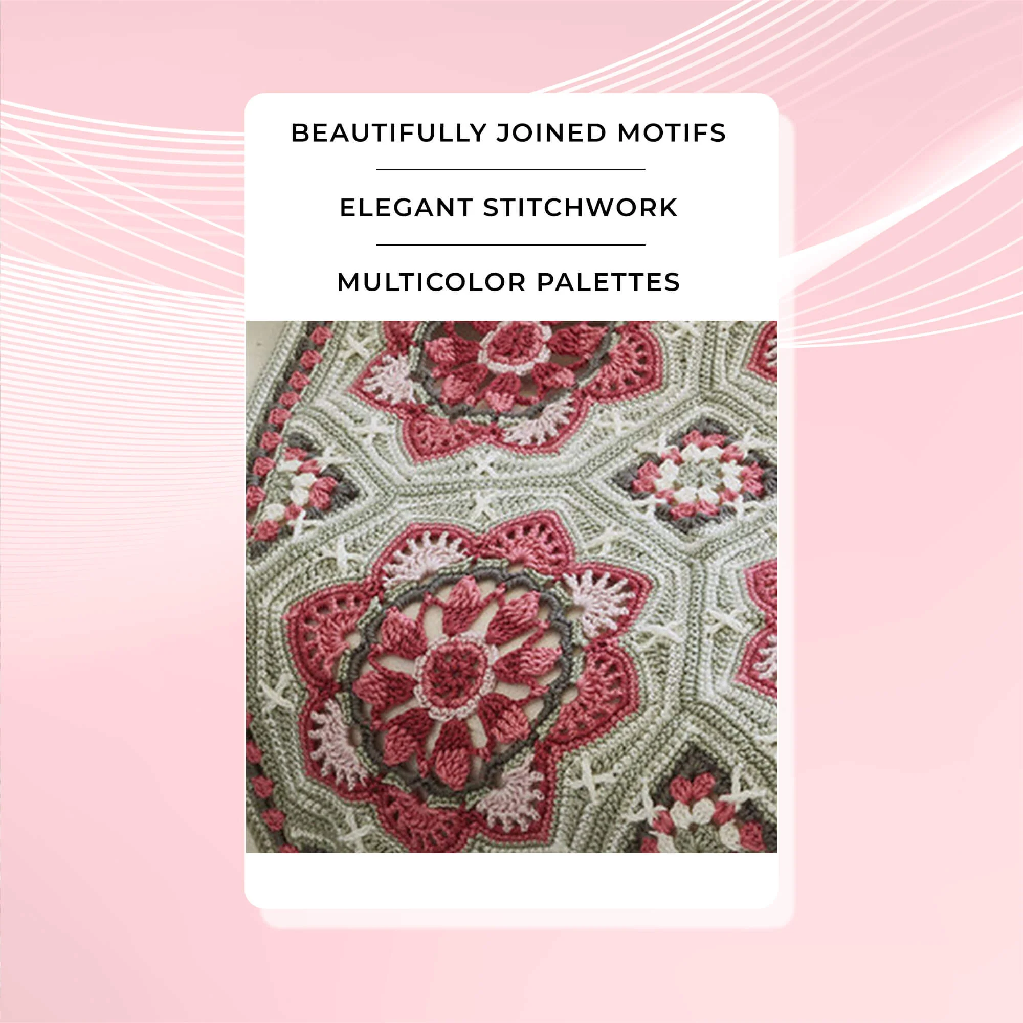 Persian Tiles Throw (Mary Maxim Mellowspun DK) - Image 29