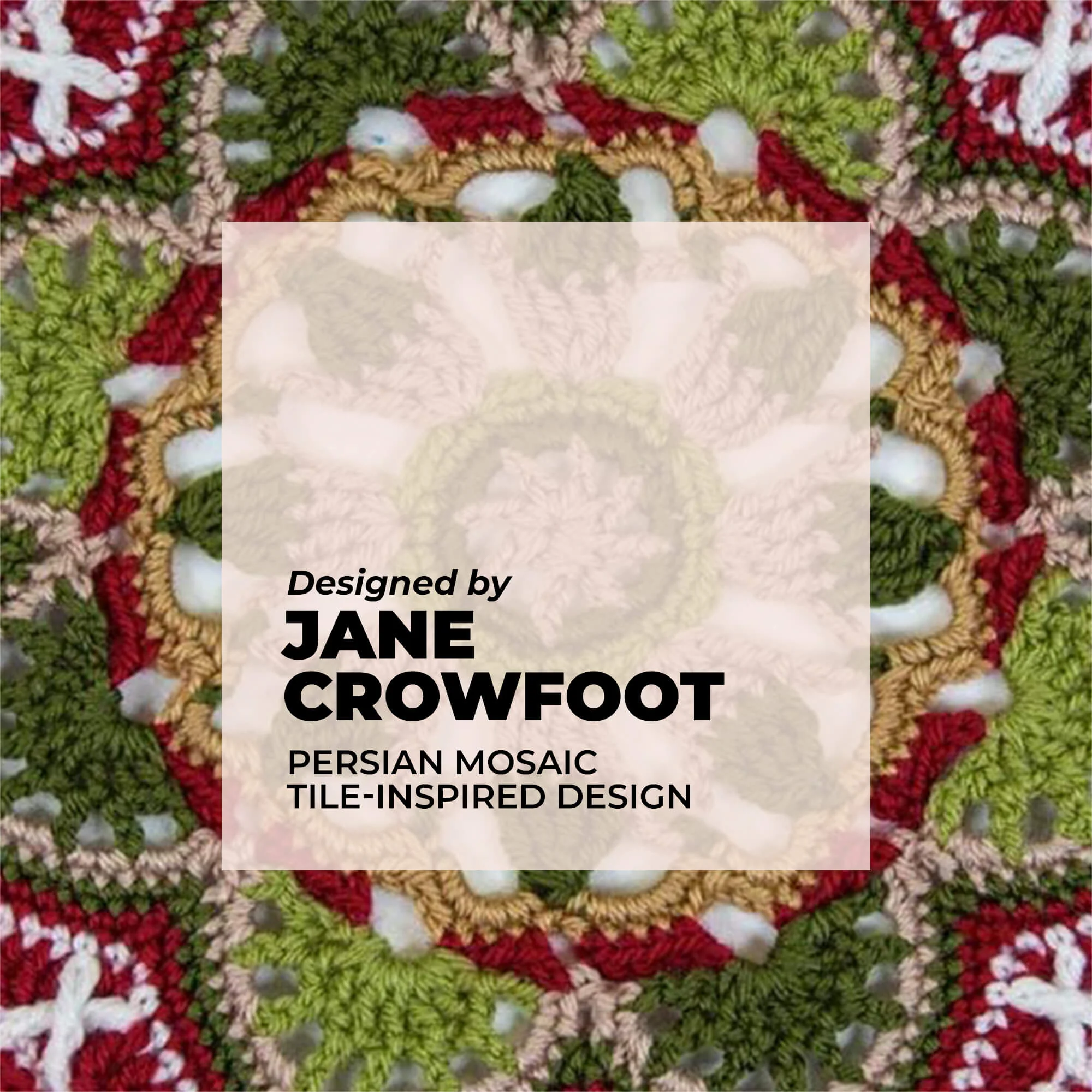 Persian Tiles Throw (Mary Maxim Mellowspun DK) - Image 39