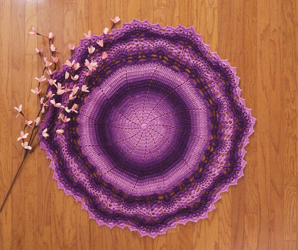 Pineapple Border Baby Crochet Blanket - Image 2