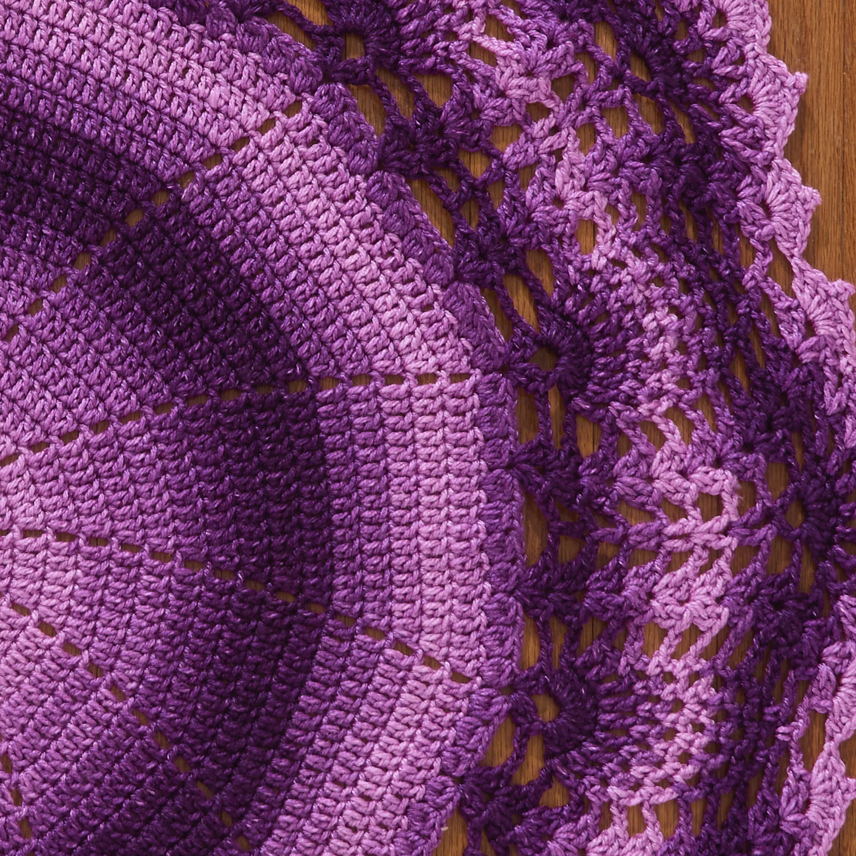 Pineapple Border Baby Crochet Blanket - Image 6