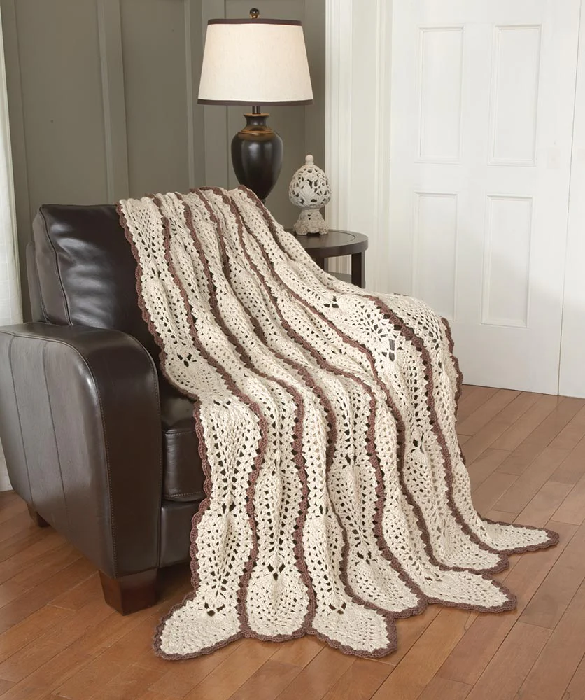Pineapple Panels Throw Pattern