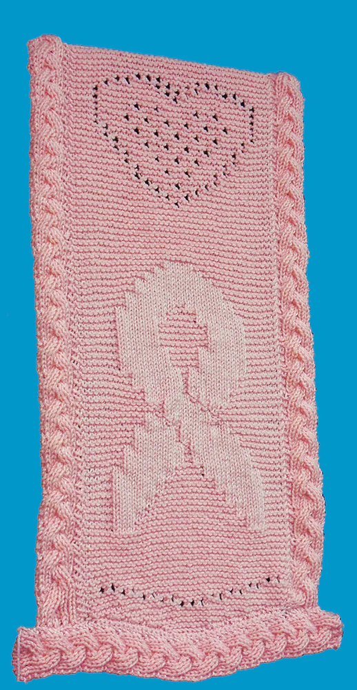 Pink Ribbon of Hope Afghan - Image 3