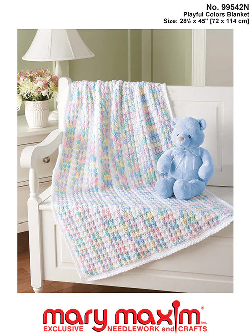 Playful Colors Blanket Pattern