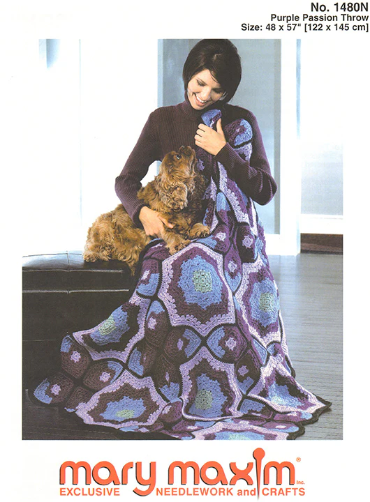 Purple Passion Throw Pattern - Image 2