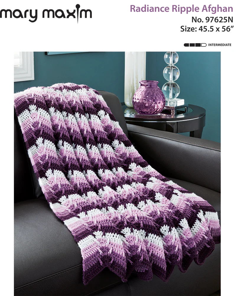 Radiance Ripple Afghan - Pattern Only