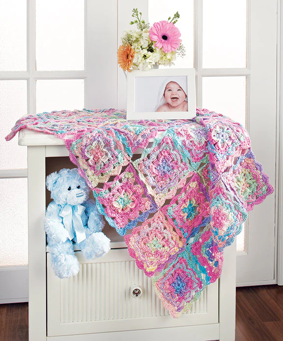 Rainbow Blocks Blanket