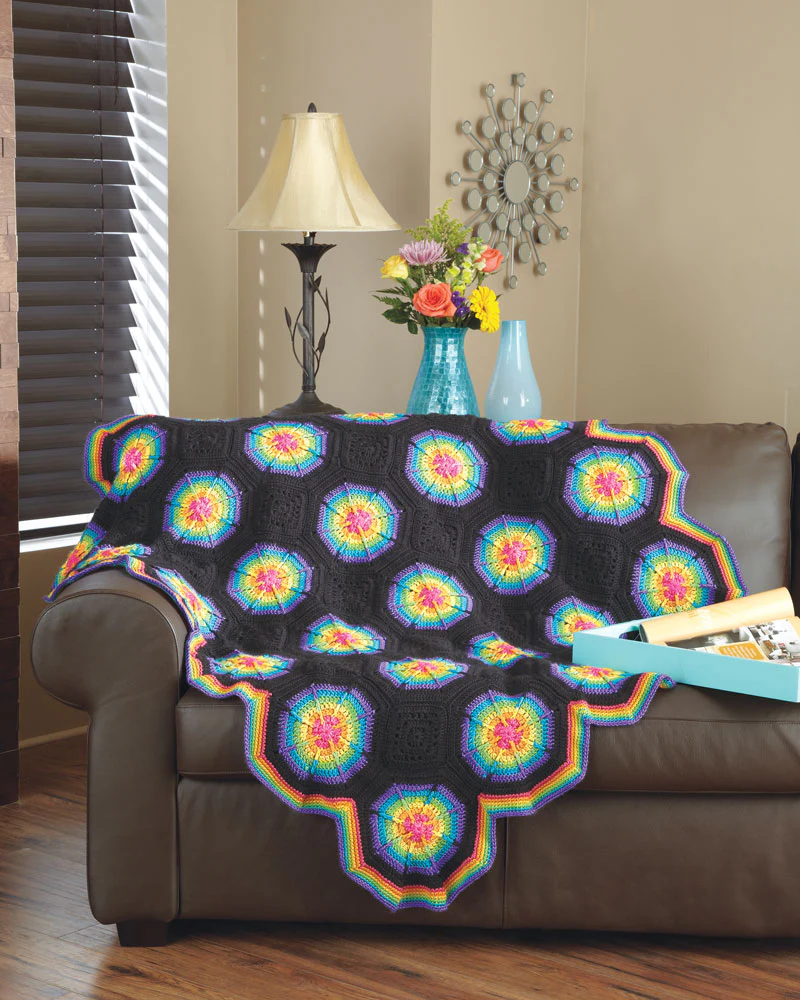 Rainbow Brights Afghan Pattern
