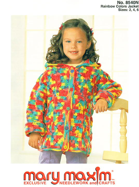 Rainbow Colors Jacket Pattern