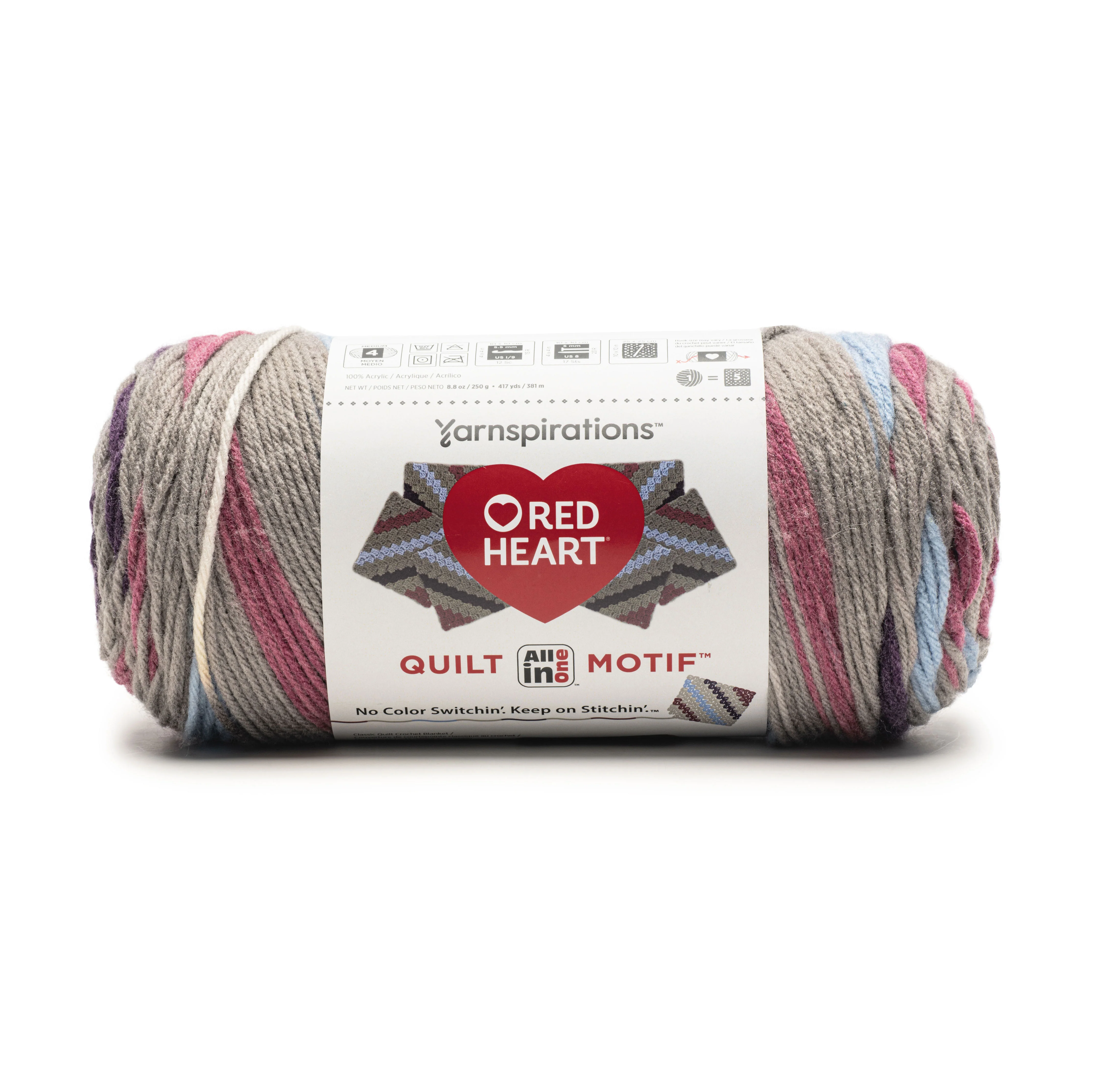 Red Heart All In One Quilt Motif Yarn