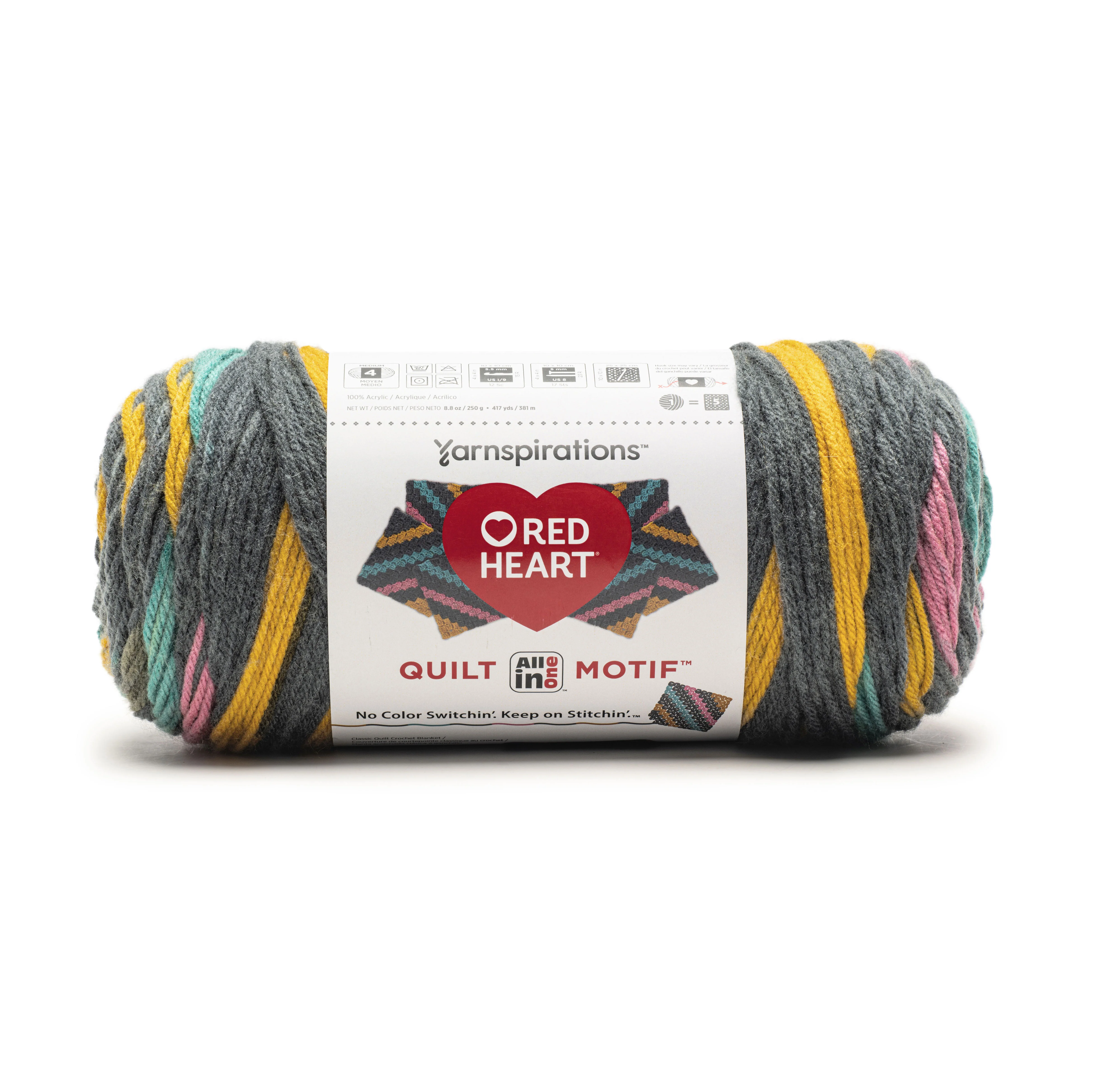 Red Heart All In One Quilt Motif Yarn - Image 16