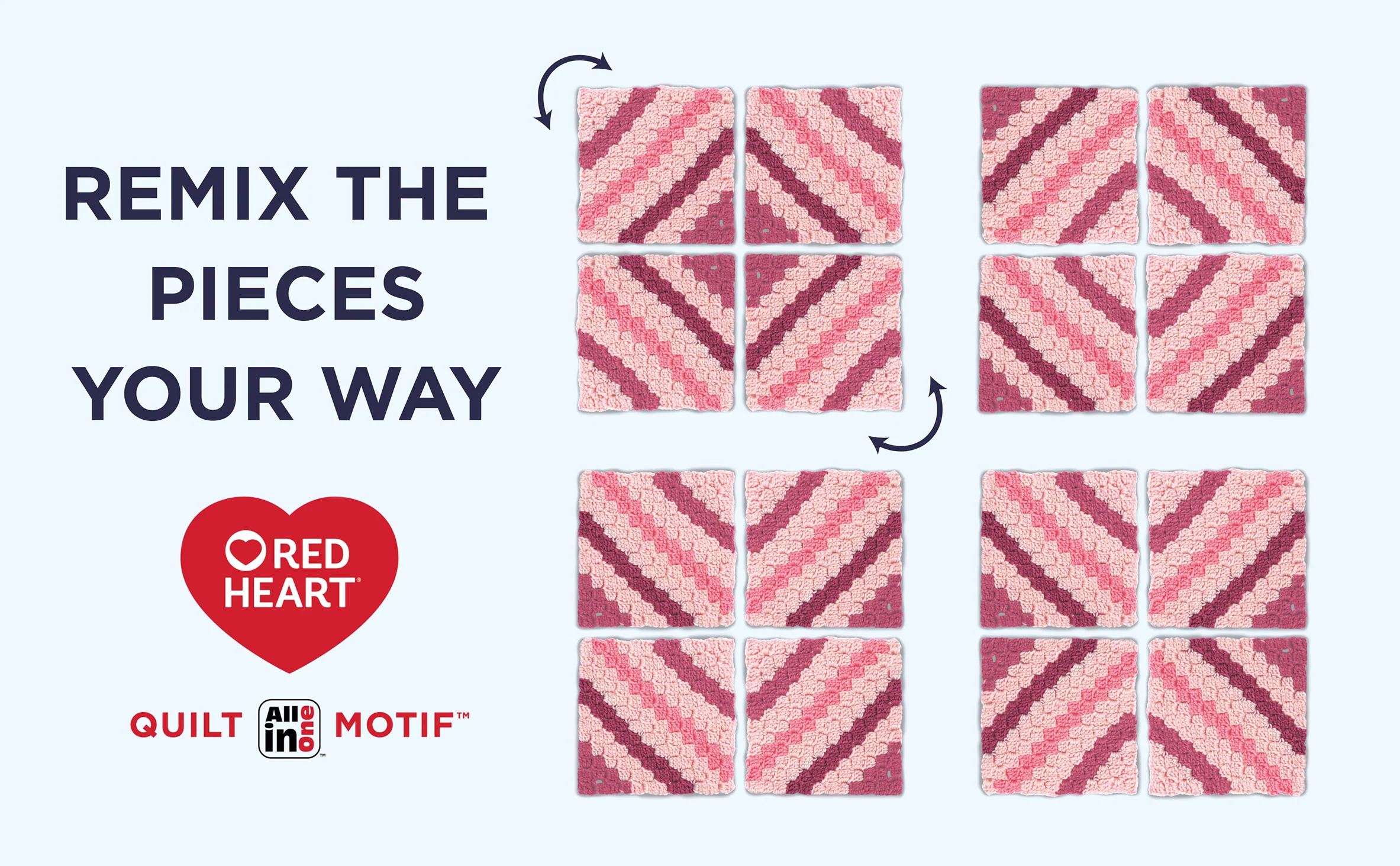 Red Heart All In One Quilt Motif Yarn - Image 3