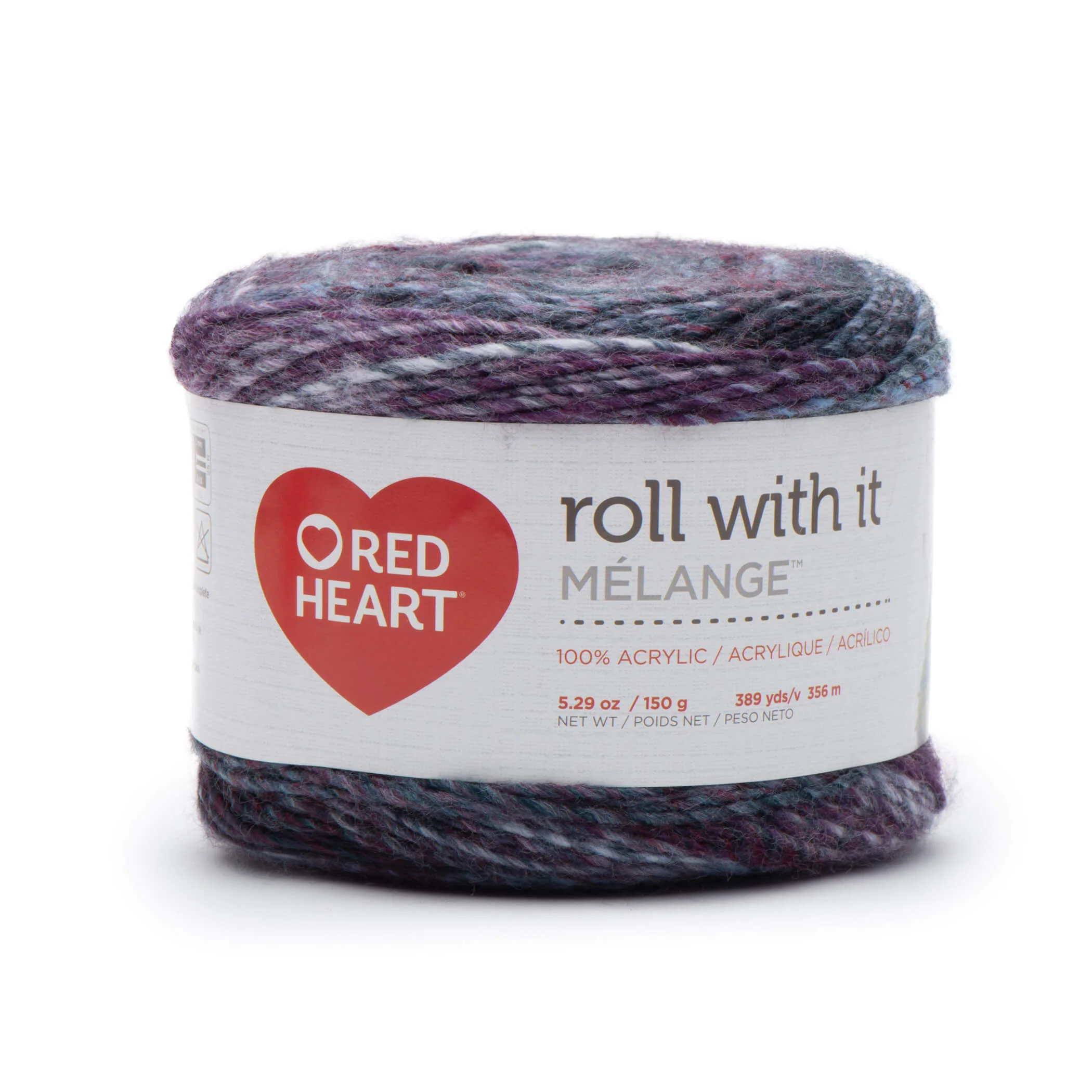 Red Heart Roll With It Melange Yarn - Image 10