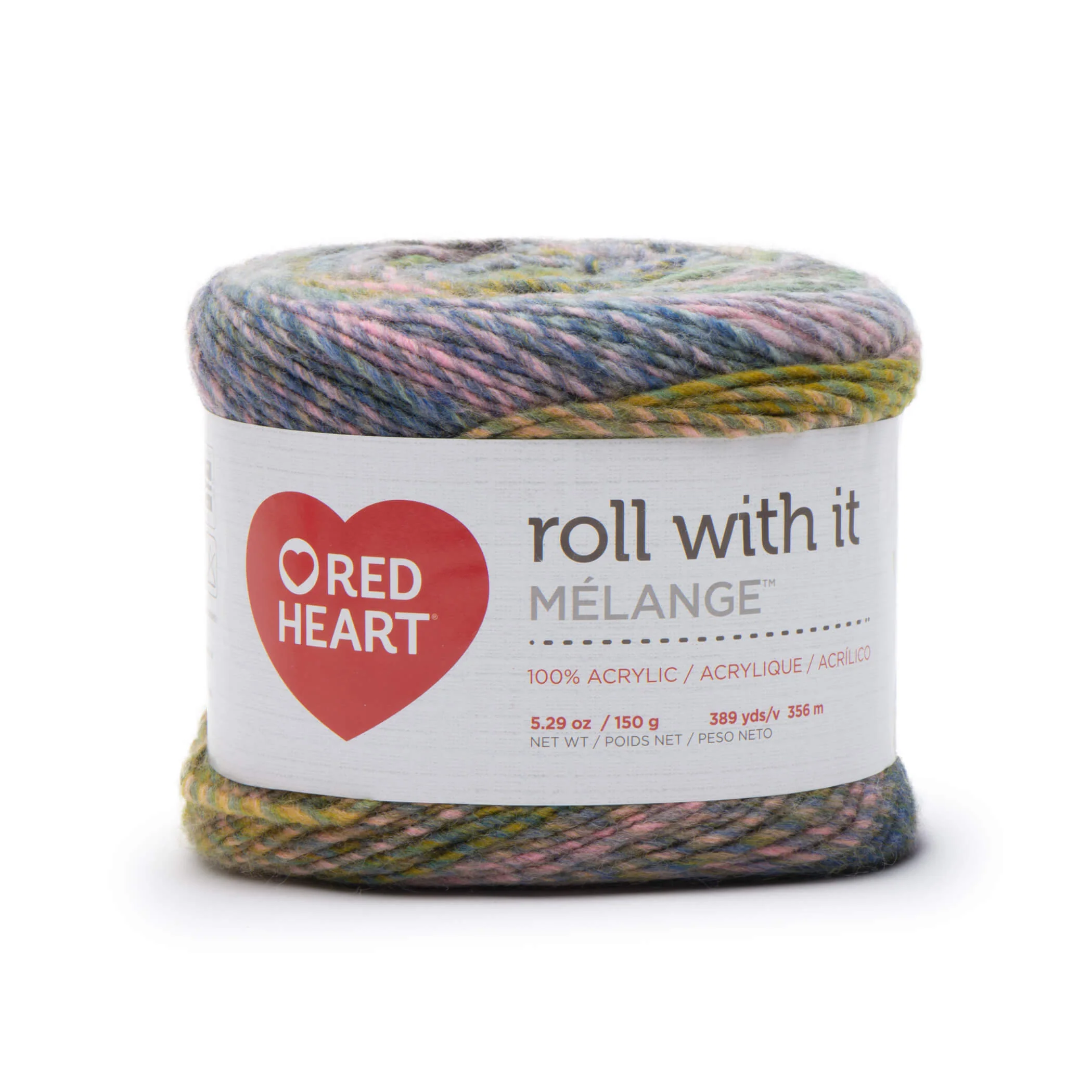 Red Heart Roll With It Melange Yarn - Image 14