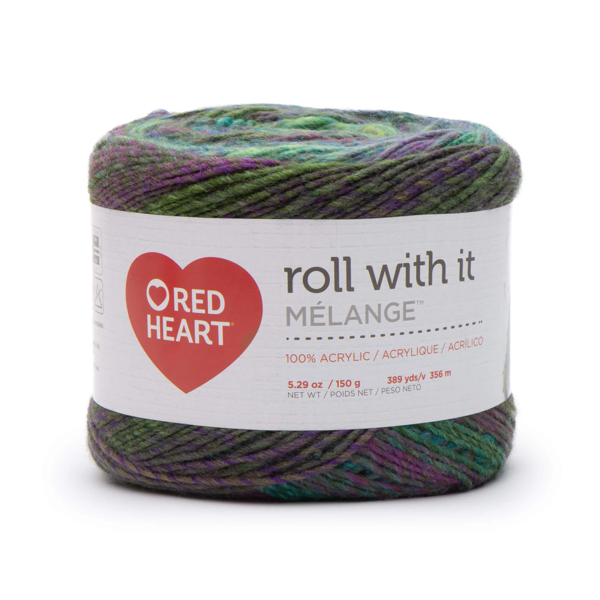Red Heart Roll With It Melange Yarn - Image 18