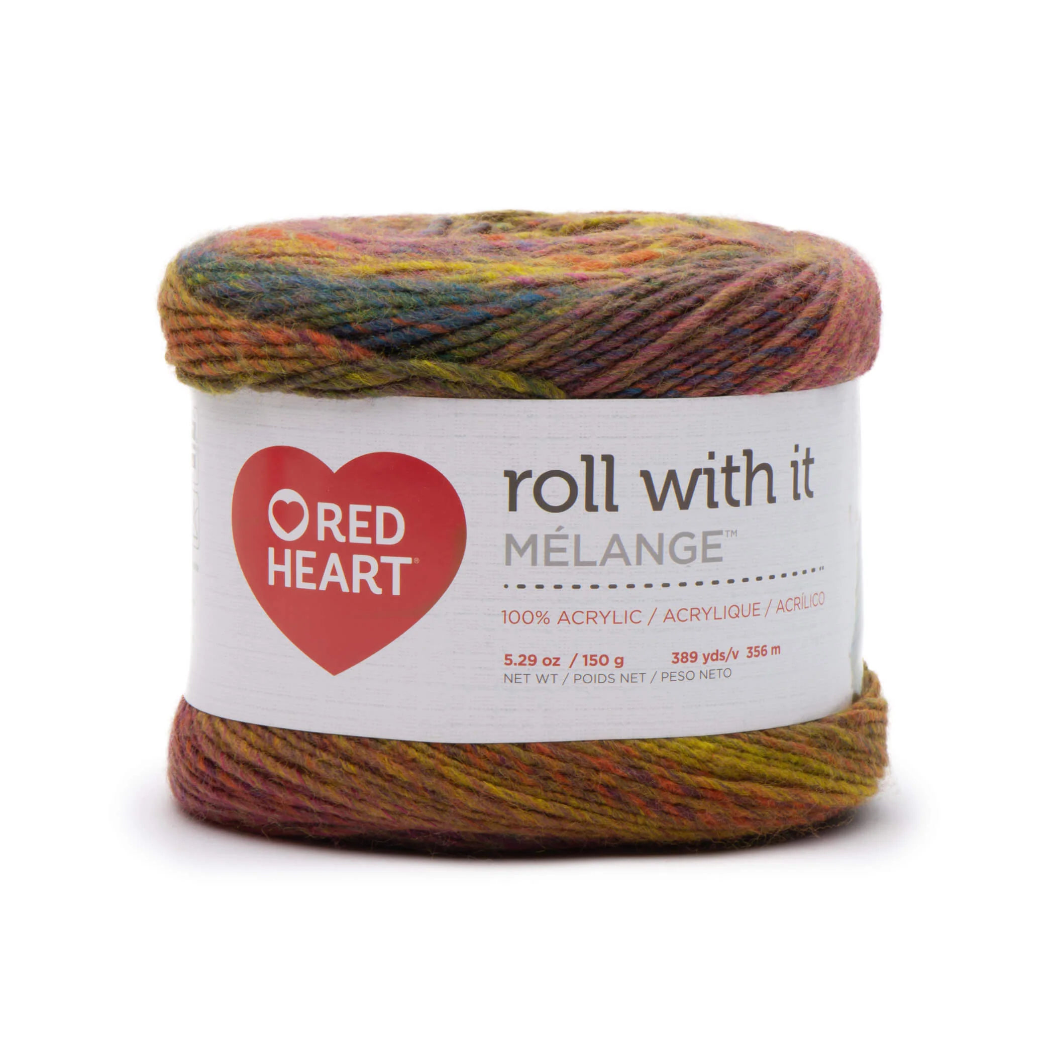 Red Heart Roll With It Melange Yarn - Image 20