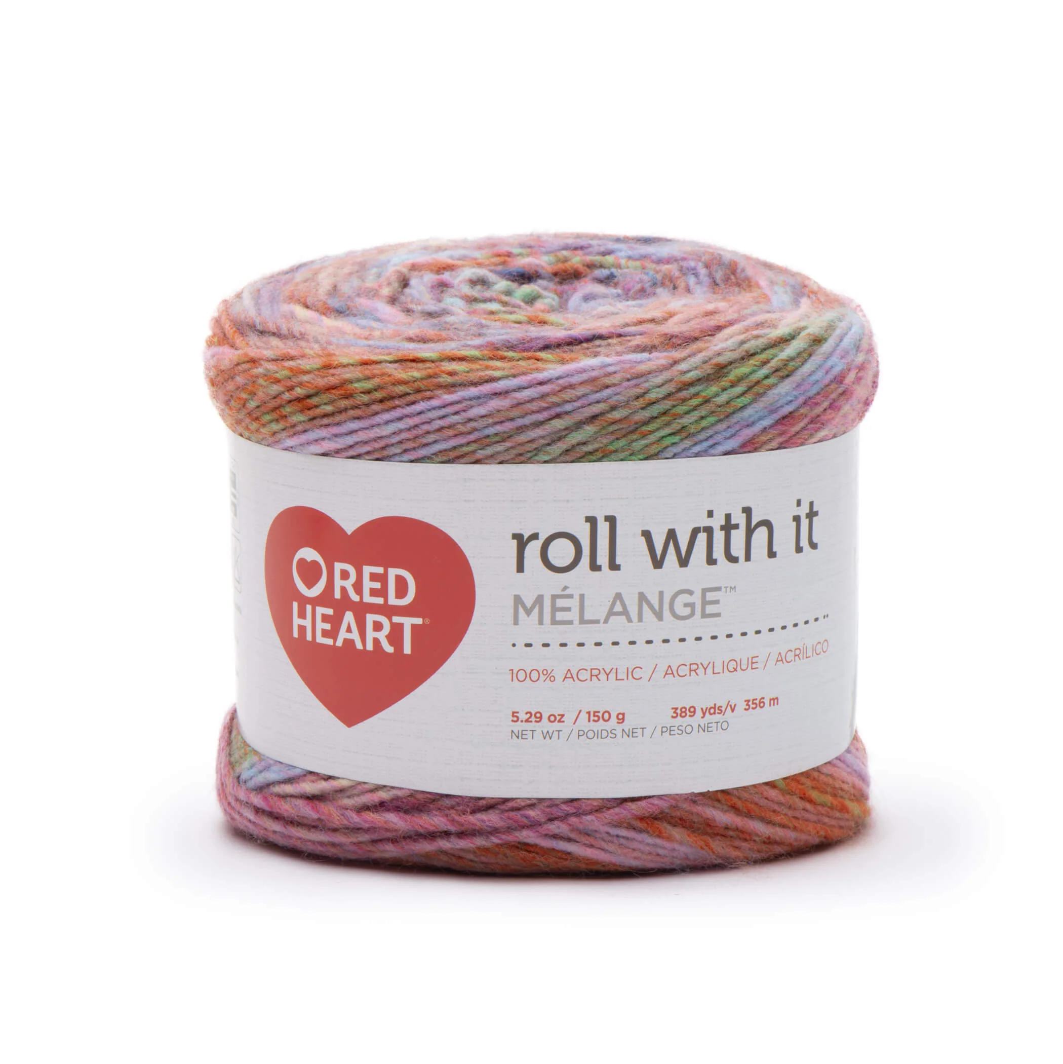 Red Heart Roll With It Melange Yarn - Image 24
