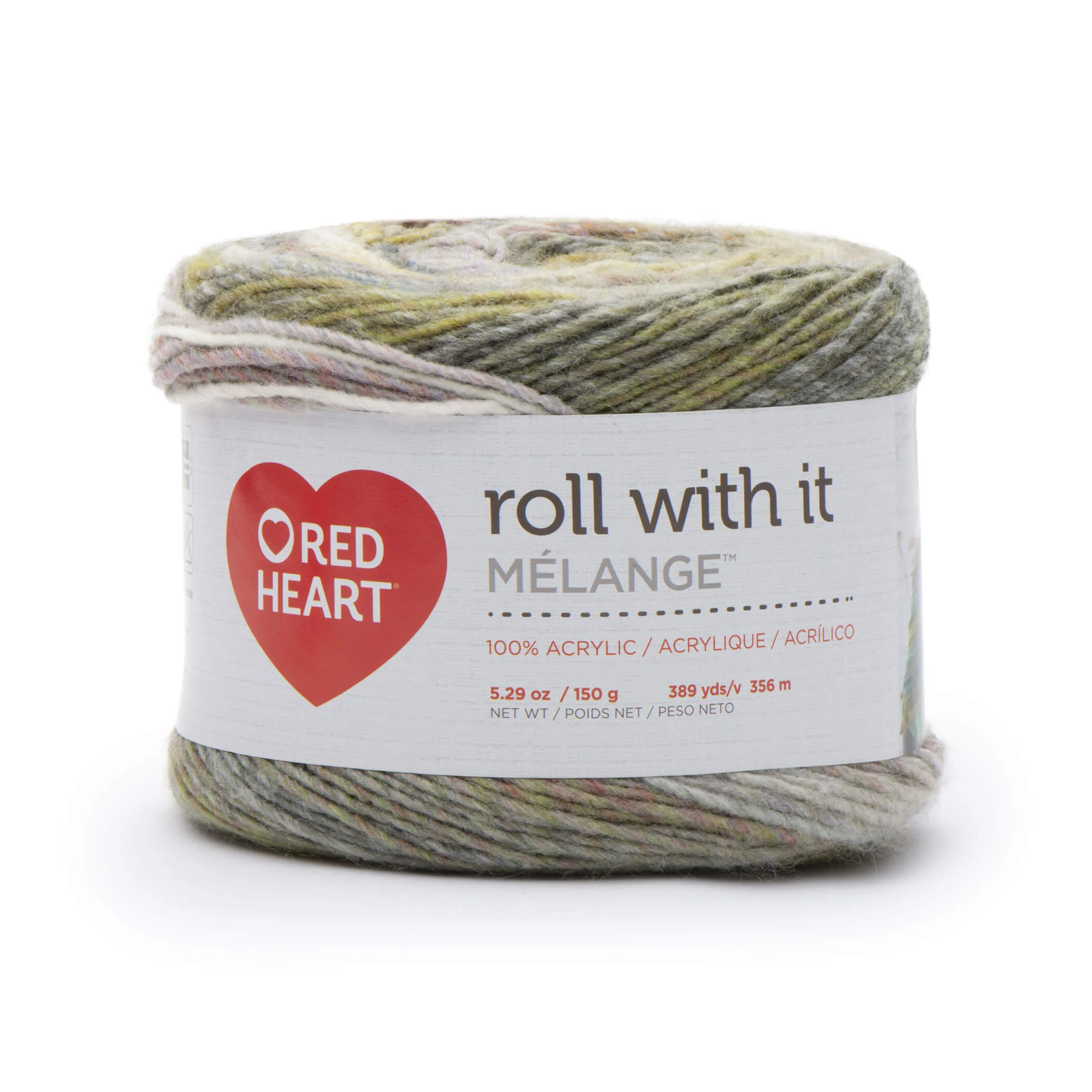 Red Heart Roll With It Melange Yarn - Image 7