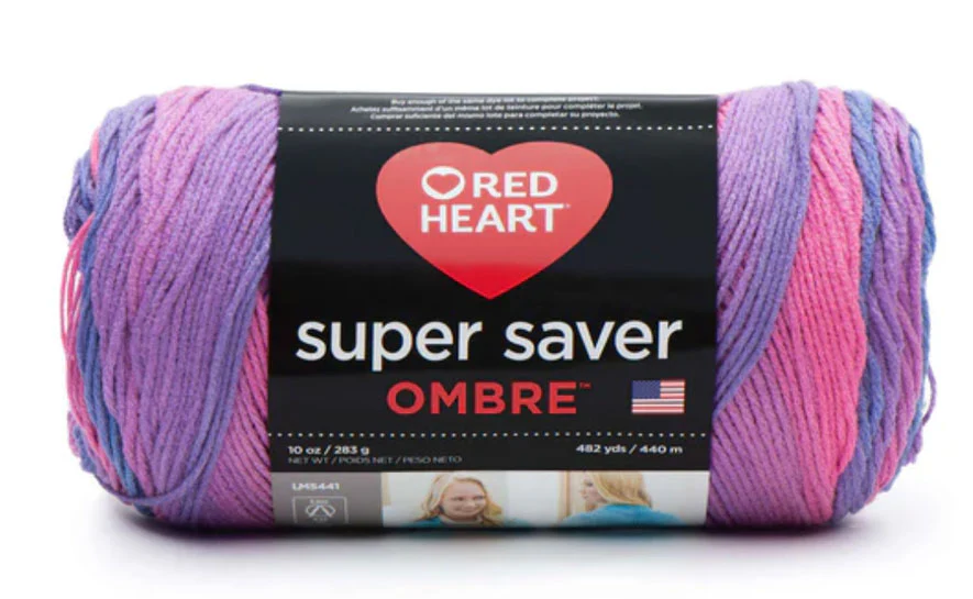 Red Heart Super Saver Ombre Yarn - Image 38