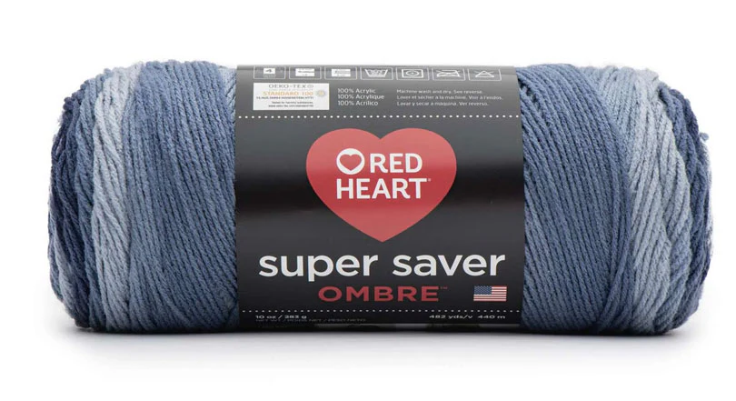 Red Heart Super Saver Ombre Yarn - Image 45