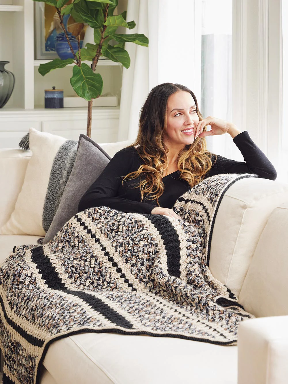 Relaxing Stripes Throw - Image 4