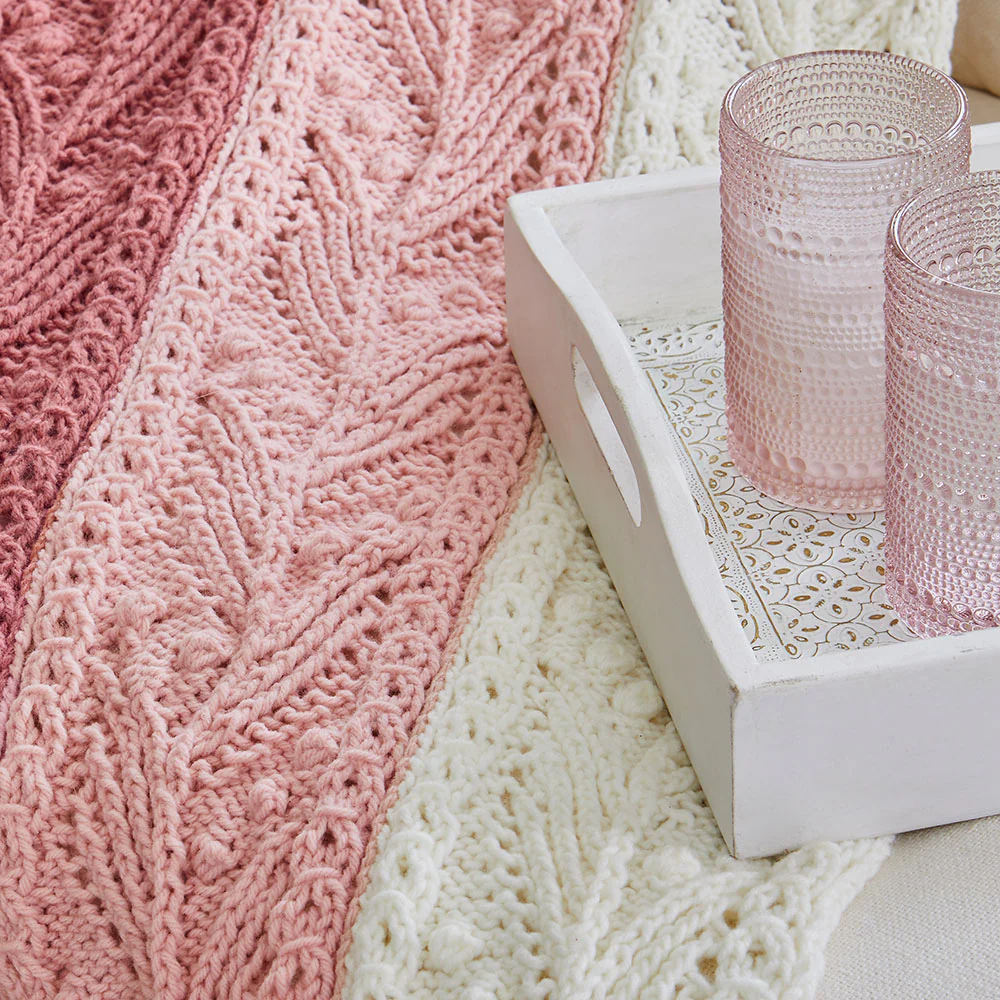 Ribbed Leaves Throw - Image 3