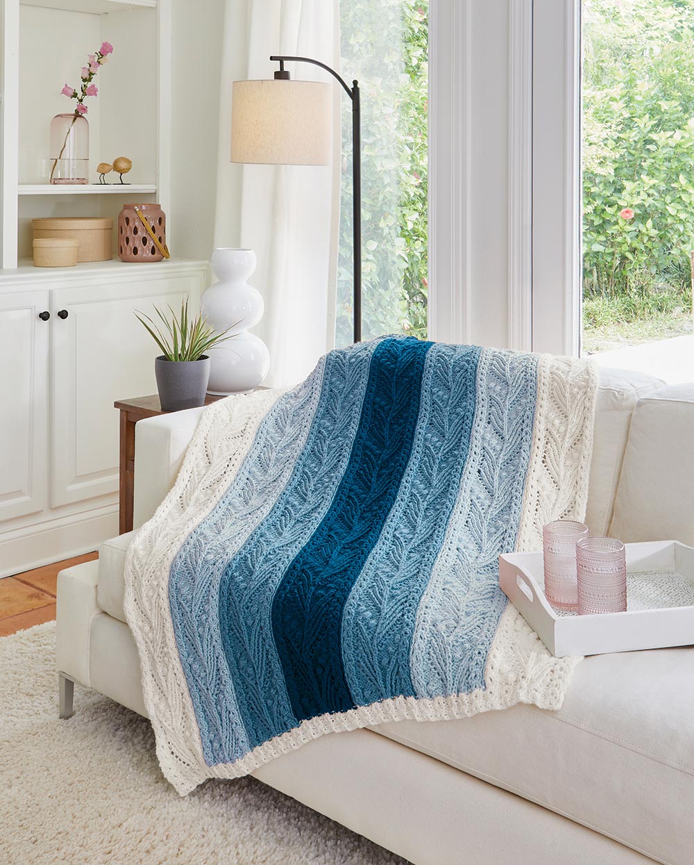 Ribbed Leaves Throw - Image 6