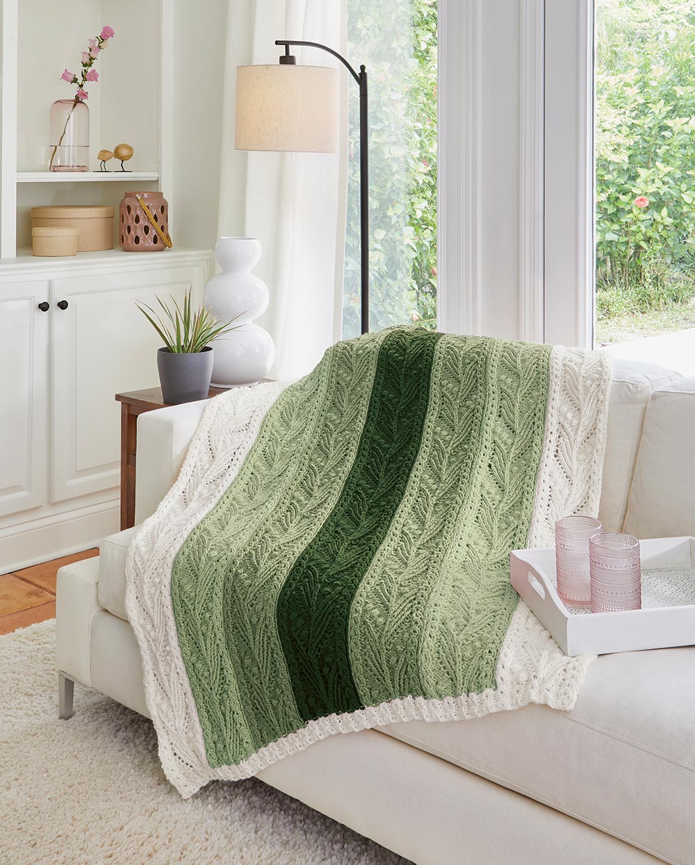 Ribbed Leaves Throw - Image 9