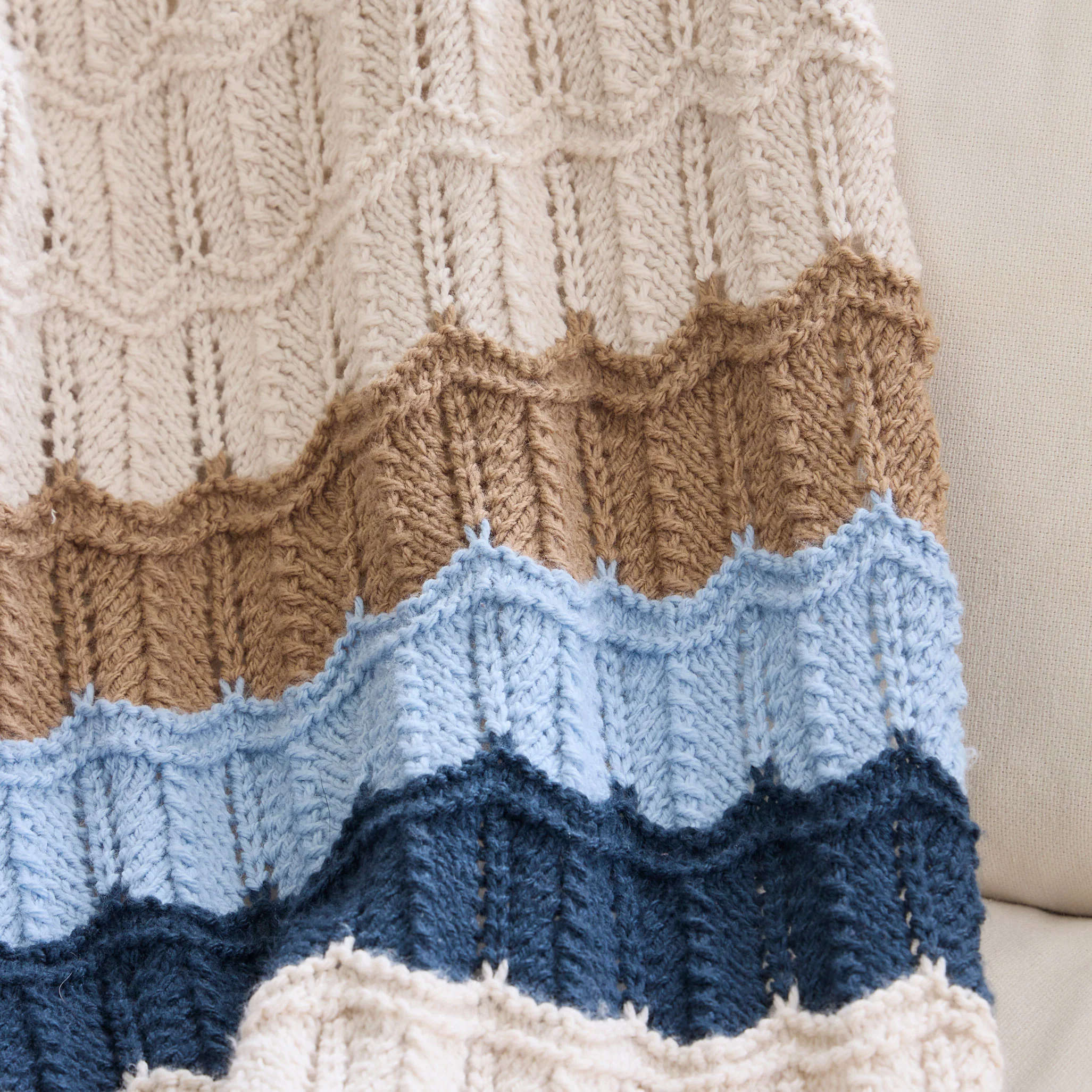 Rippled Tranquility Blanket - Image 2