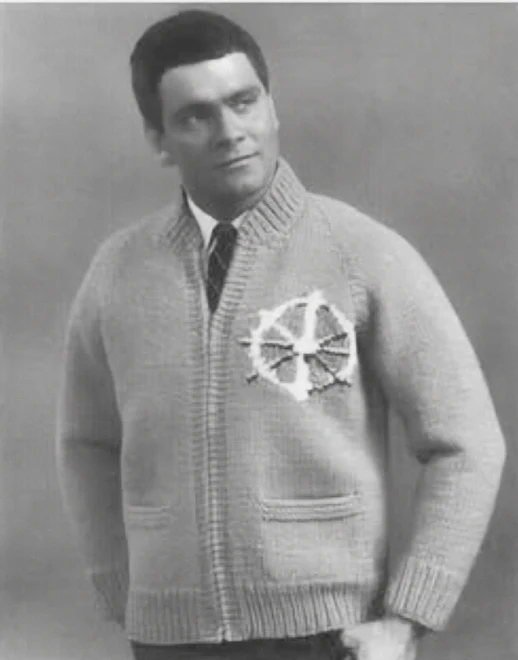 Men's Sail Boat Cardigan Pattern - Image 3