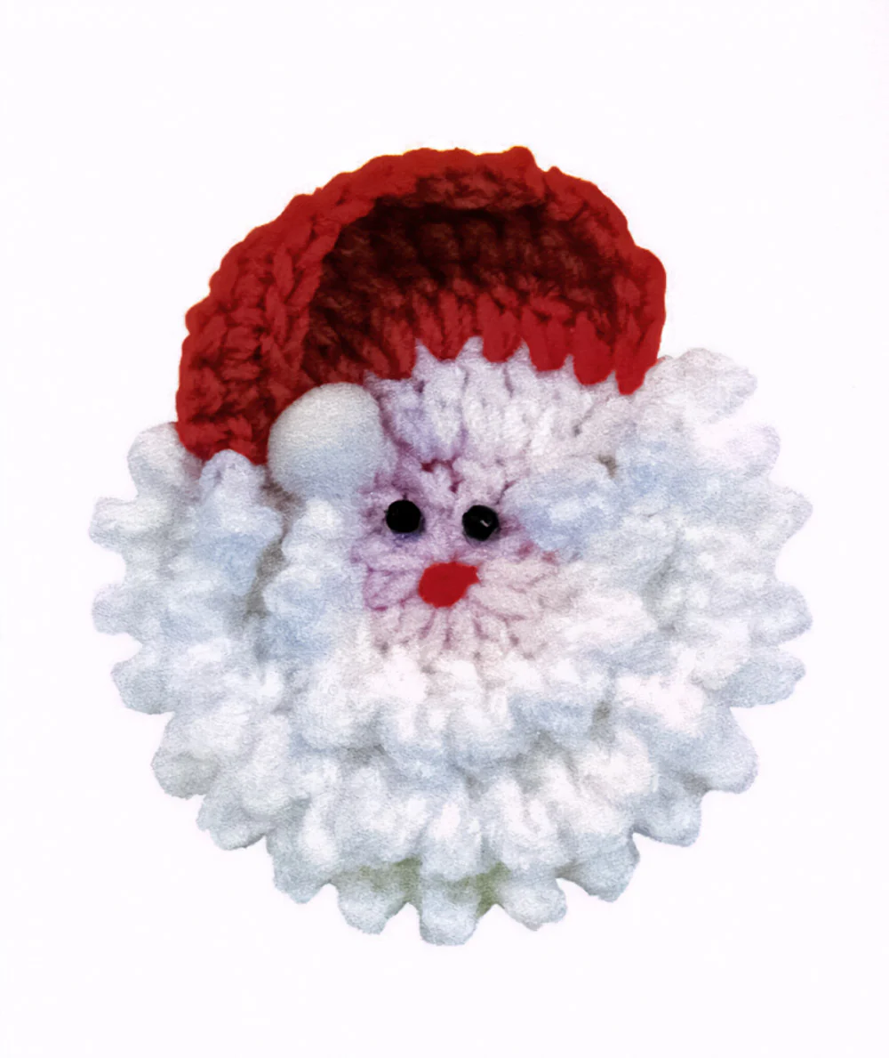 Santa Face Ornaments Pattern