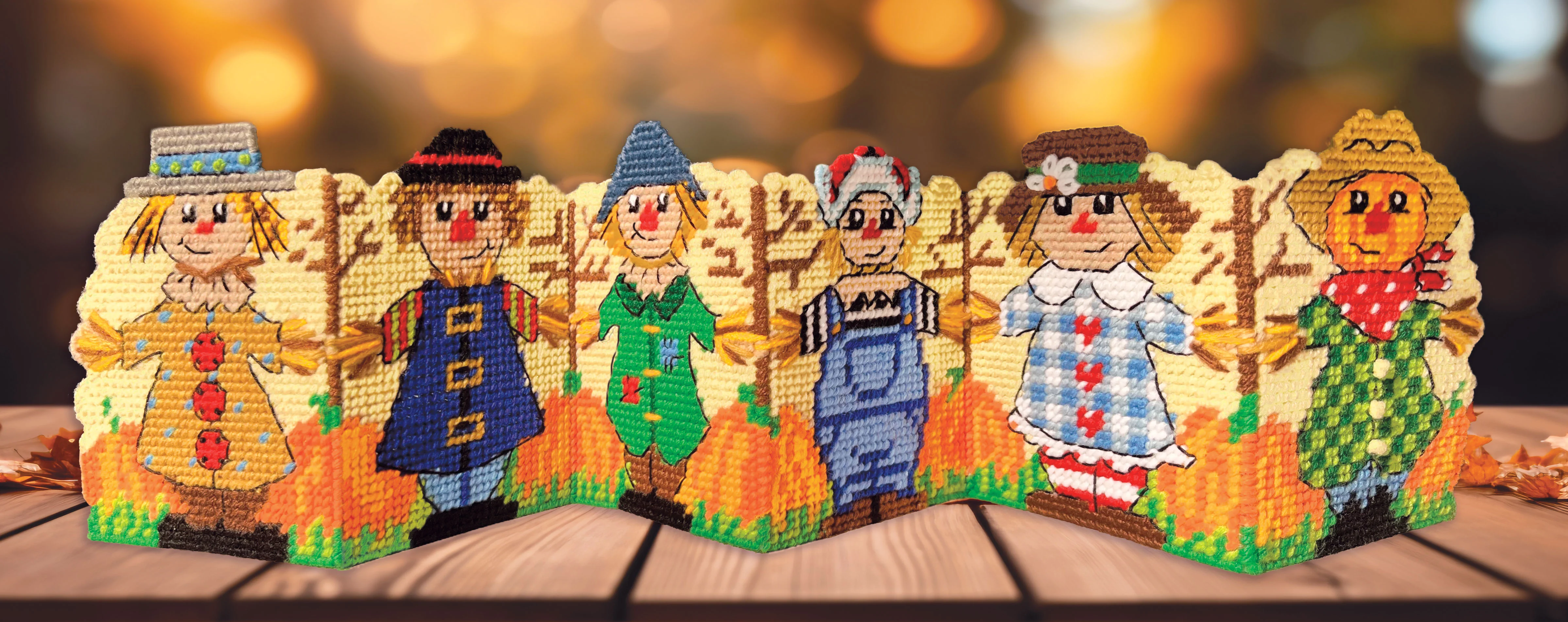 Scarecrow Friends Plastic Canvas Kit