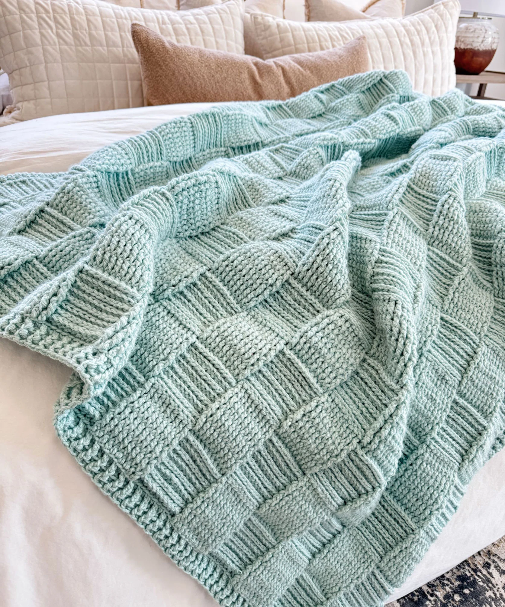 Seabreeze Basket Weave Blanket - Image 3