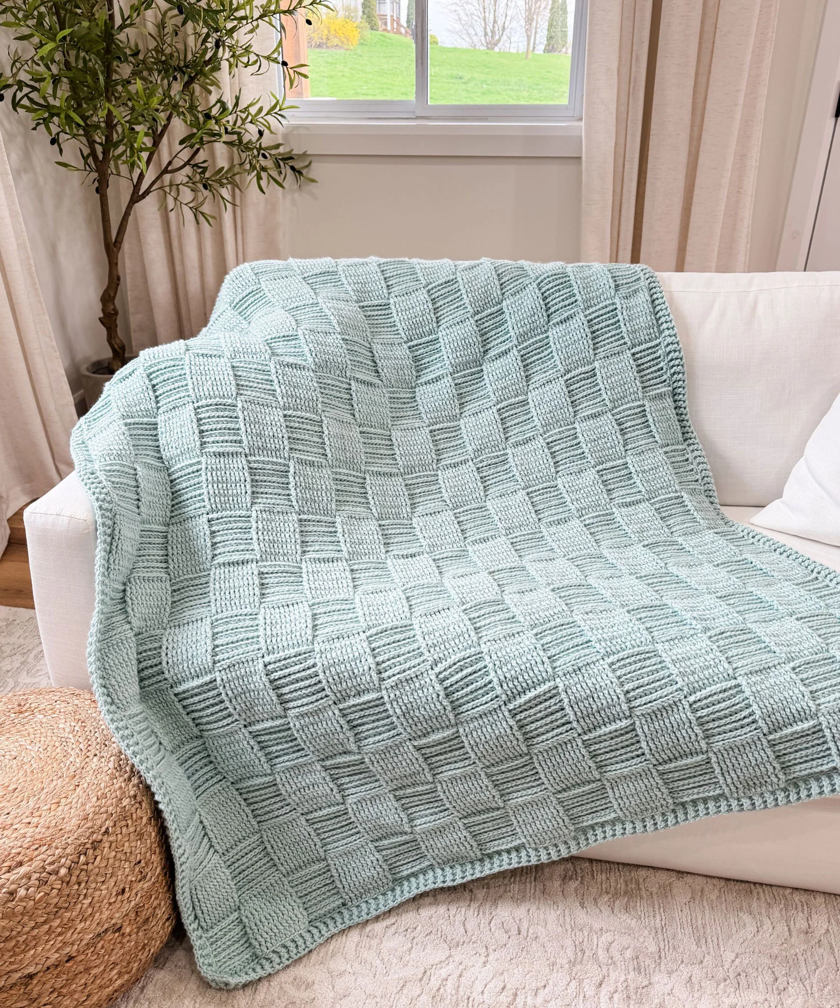 Seabreeze Basket Weave Blanket - Image 8