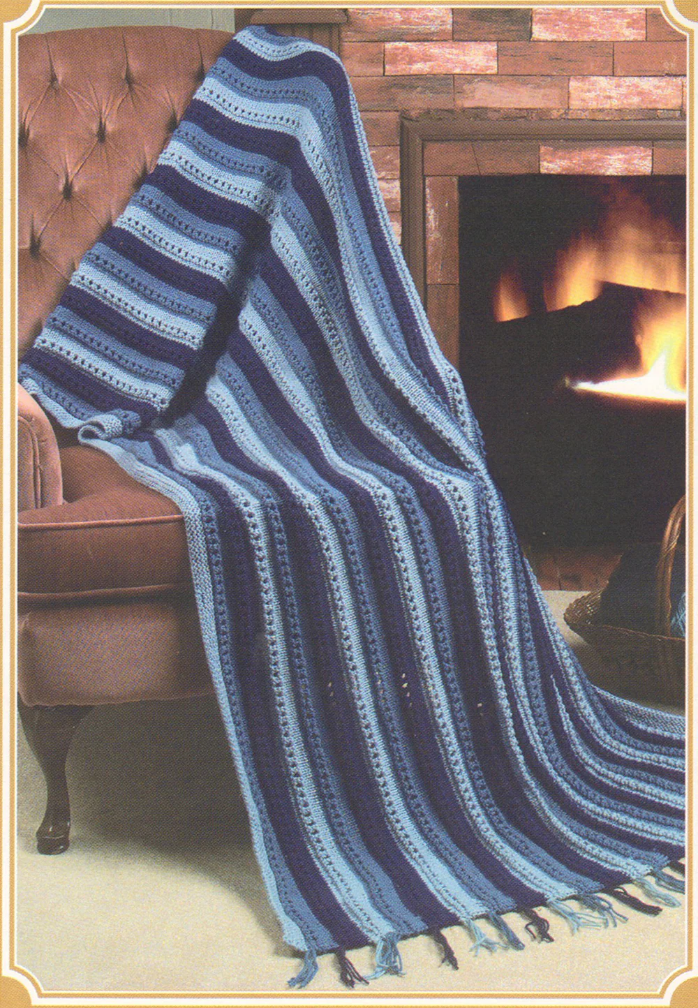 Silky Soft Kashmere Afghan Pattern